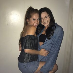 Off the shoulder urban outfitters blouse